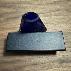 Furla Sunglasses Case Magnetic TriFold Black Designer Case Only